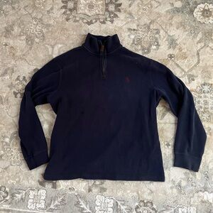 Polo Ralph Lauren Large Men’s 1/4 Zip Pullover Navy